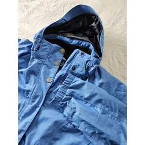 Marmot MemBrain Blue Ski Jacket Hood Waterproof Windproof Large Women's